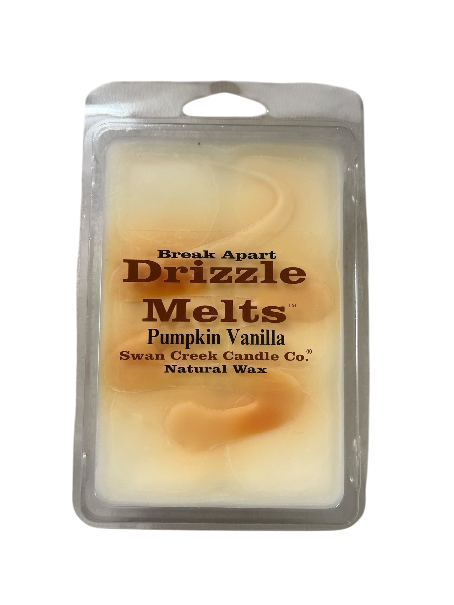 Swan Creek Candle Pumpkin Vanilla Soy Drizzle Melt 4.75 oz.