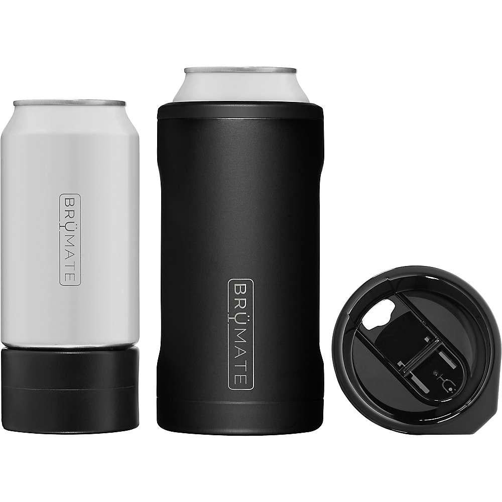 Brü̈Mate Hopsulator Trio 3-in-1 Insulated Can Cooler for 12oz / 16oz Cans + 100% Leak Proof Tumbler with Lid | Can Coozie Insulated for Beer, Soda