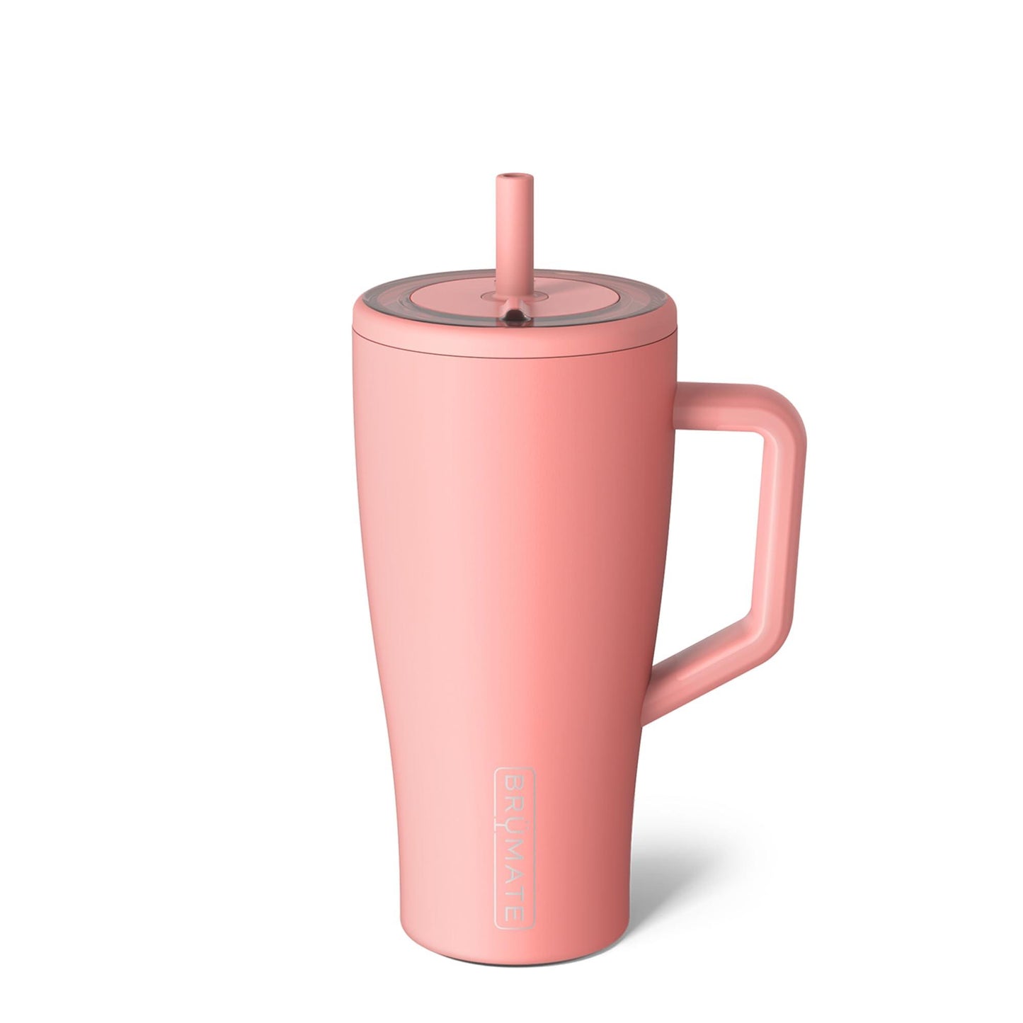 BrüMate Era 40 oz Tumbler with Handle and Straw | 100% Leakproof Insulated Tumbler with Lid and Straw | Made of Stainless Steel | Cup Holder Friendly Base | 40oz (Lilac Dusk)