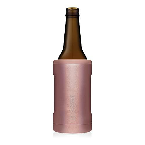Brumate Hopsulator Bott'l Bottle Cooler in Glitter Rose Gold
