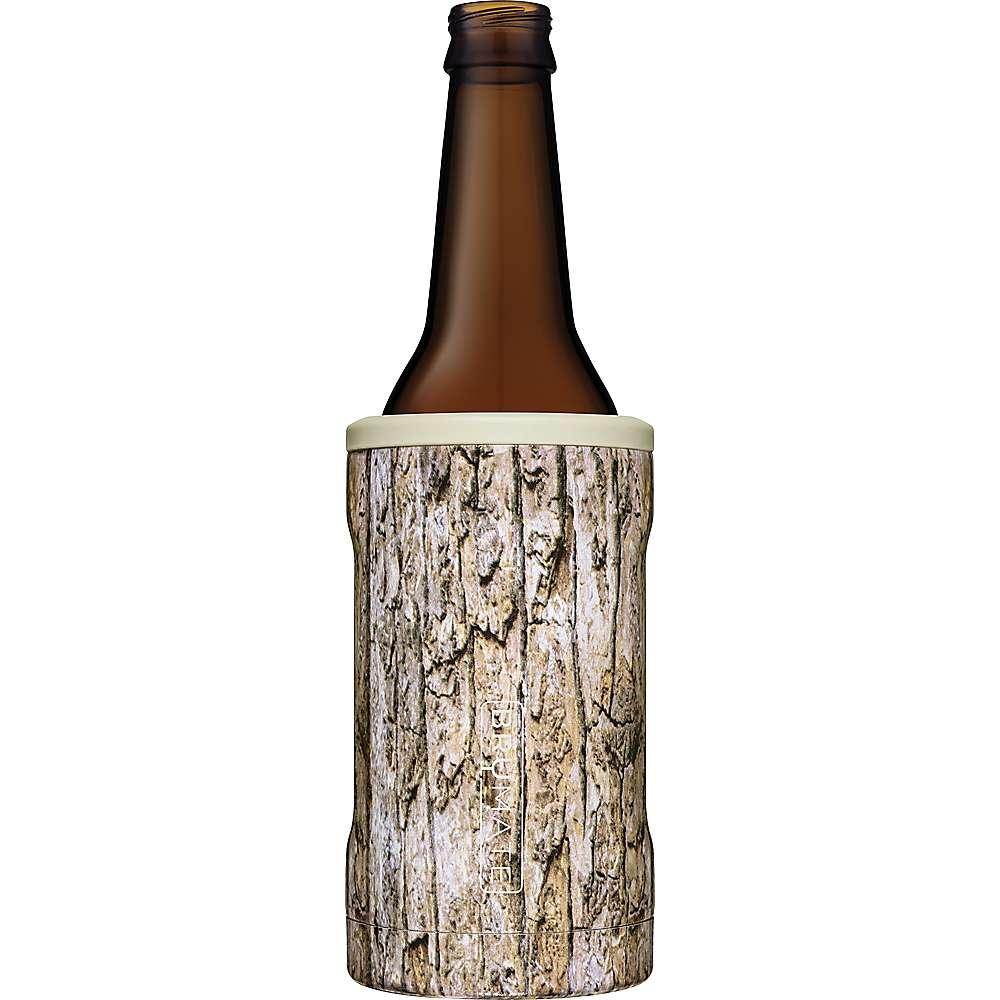 Brü̈Mate Hopsulator Bott'L Insulated Bottle Cooler for Standard 12oz Glass Bottles | Glass Bottle Coozie Insulated Stainless Steel Drink Holder for Beer and Soda (Textured Camo)