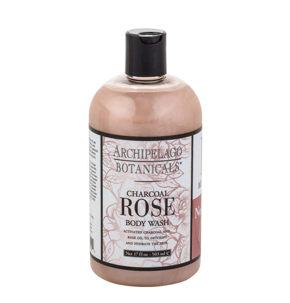 Archipelago Charcoal Rose Body Wash