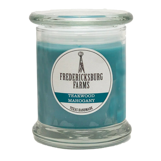 Teakwood & Mahogany Candle - Seasonal - Fredericksburg Farms