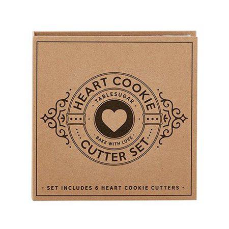 Santa Barbara Design Studio Cookie Cutters Table Sugar Collection Cardboard Book Baking Essentials Gift Set, 6-pieces
