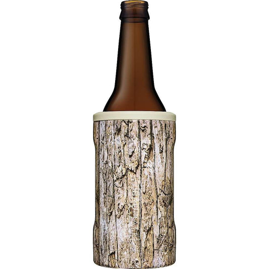 Brü̈Mate Hopsulator Bott'L Insulated Bottle Cooler for Standard 12oz Glass Bottles | Glass Bottle Coozie Insulated Stainless Steel Drink Holder for Beer and Soda (Textured Camo)
