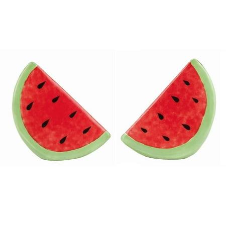 Dolomite Red Spring Bright Watermelon Satl and Pepper Shakers Set of 2