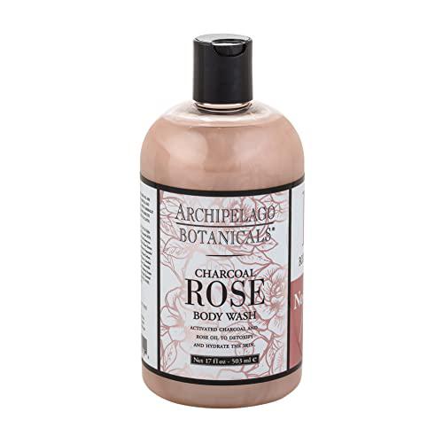 Archipelago Botanicals Charcoal Rose Body Wash