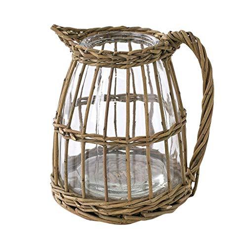 Spice of Life LyGN1030 Fontaine Pitcher, Basket Knitting, Flower Vase
