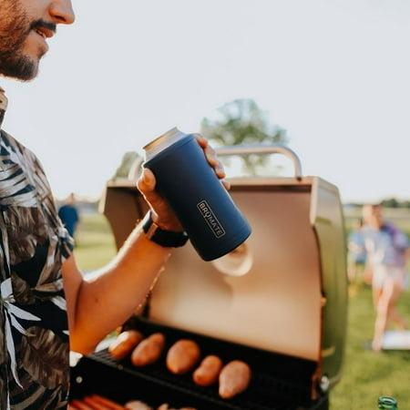 Brumate Hopsulator 16 oz Trio Matte Navy BPA Free Can Insulator