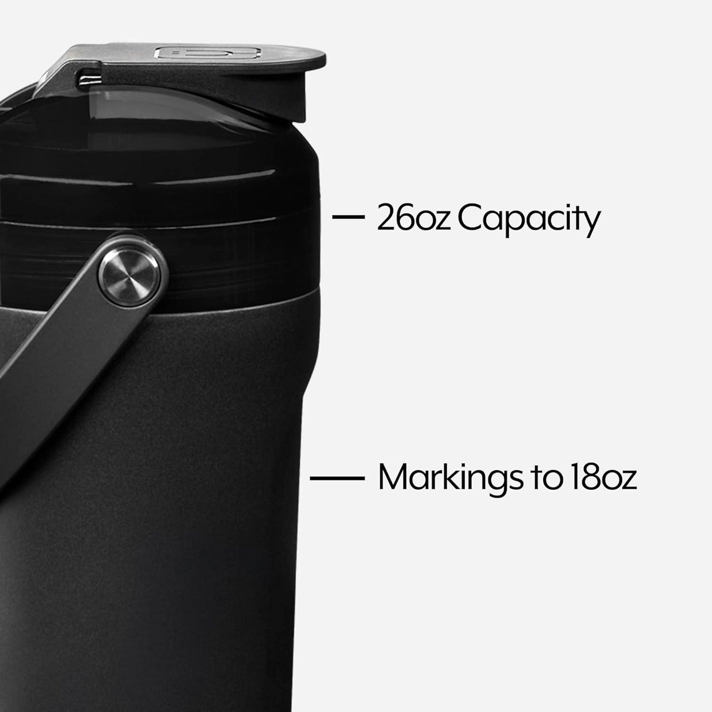 Brü̈Mate Multishaker Blender Shaker Bottle | 100% Leakproof Insulated Stainless Steel Shaker Bottle | Protein Shaker Bottle